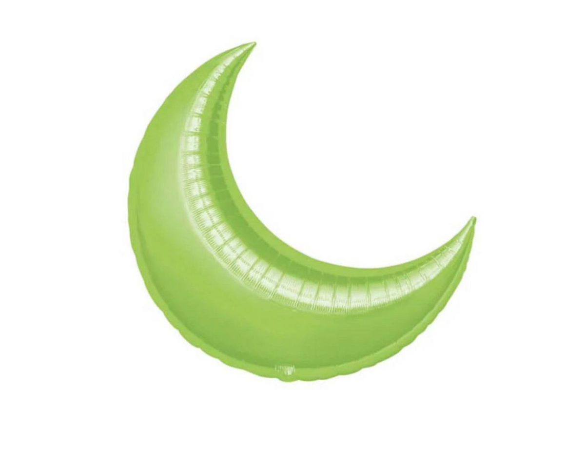 Anagram Foil Balloon 26" Lime Green Moon