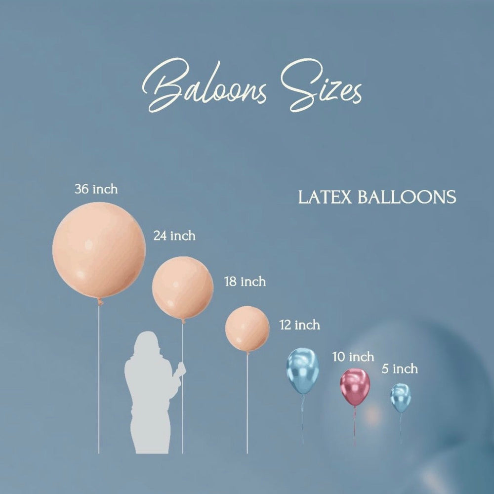 Balloon sizes guide